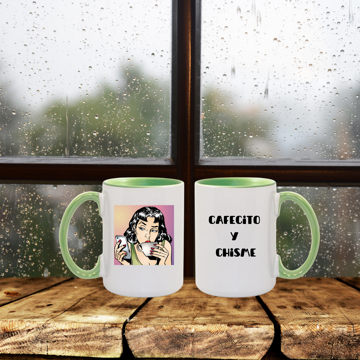 Cafecito & Chisme Mug